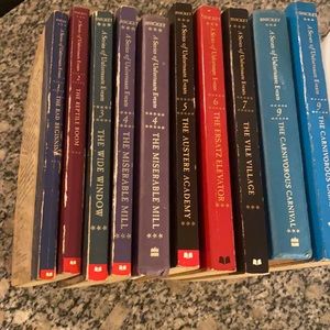 Series of Unfortunate Events collection 1-7 & 9